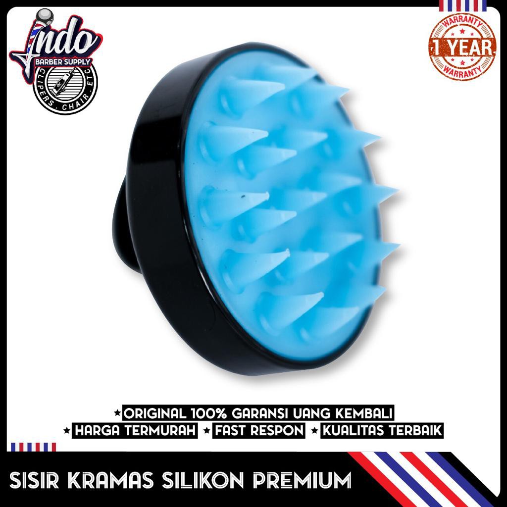 Sisir Keramas Silikon Premium silicone Scalp Massager