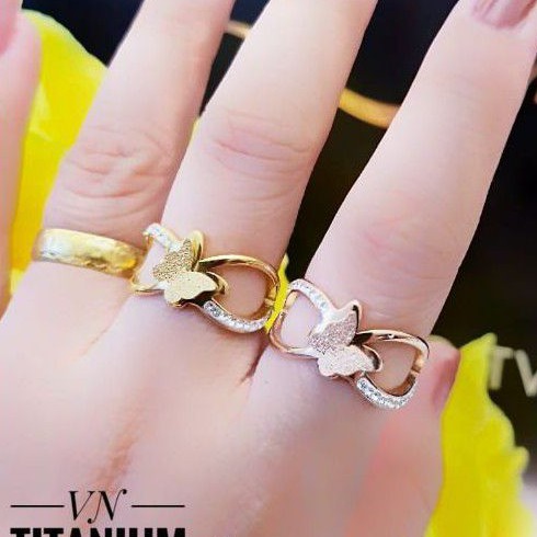 Titanium Cincin Kupu 3tn