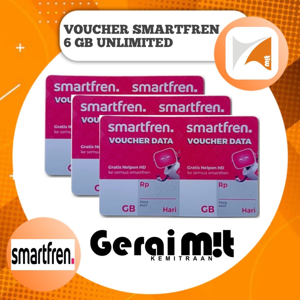 Voucher Kuota Smartfren 6GB Unlimited Nonstop