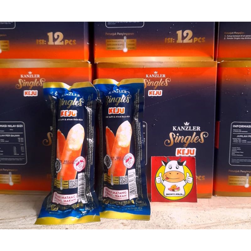 

KANZLER SINGLE SOSIS KEJU 65GR - BRONTZ JOGJA