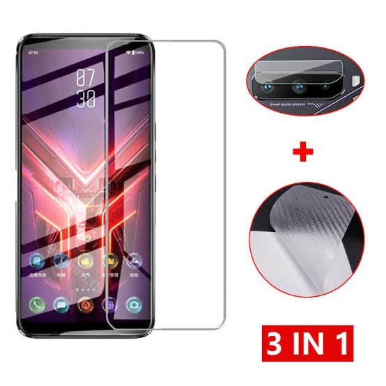 TEMPERED GLASS ASUS ROGPHONE 3 SCREEN PROTECTOR 3 IN 1