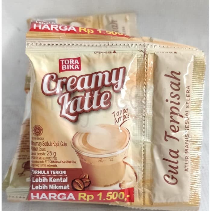 

Torabika Creamy Latte 10sachet (@25gr)