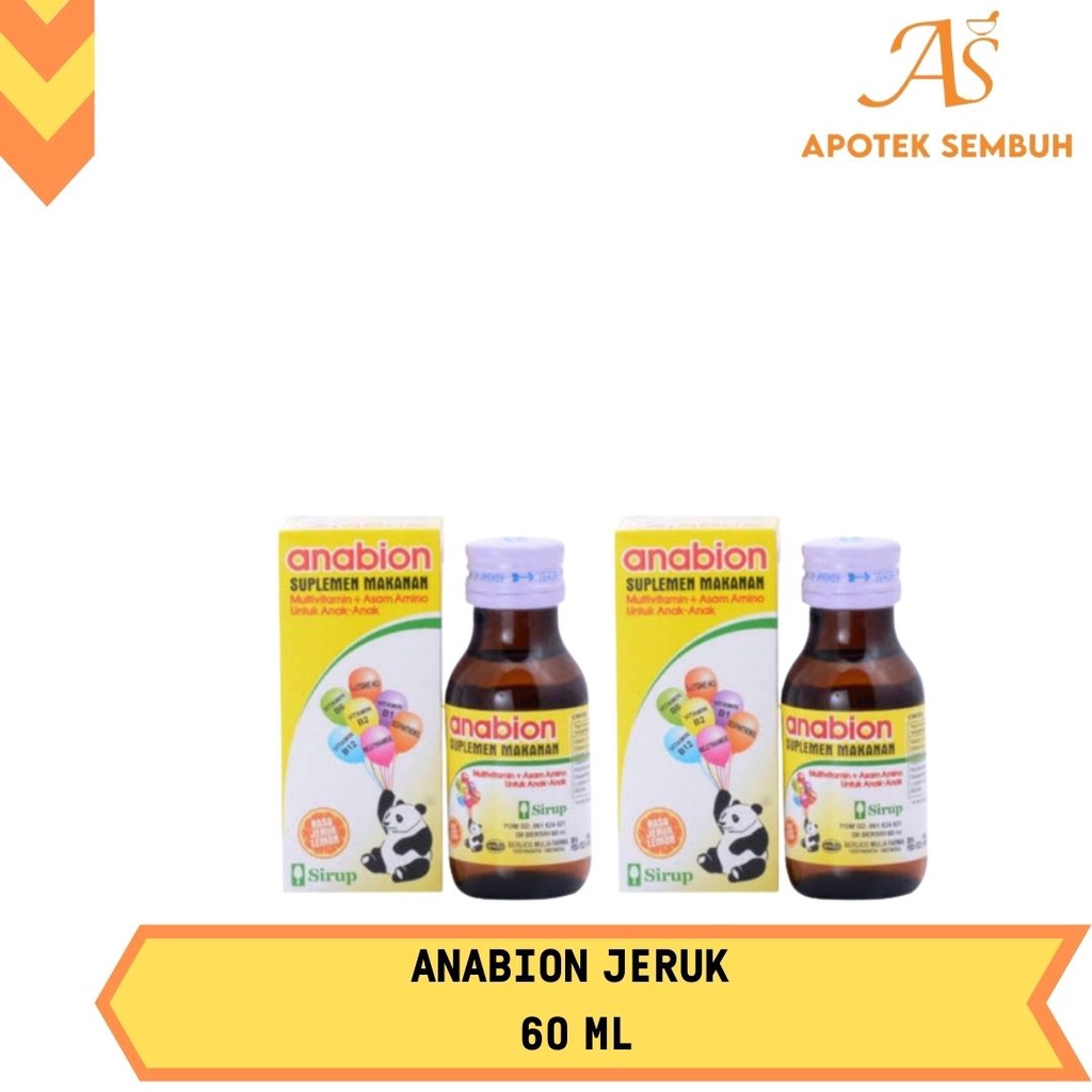 ANABION JERUK 60 ML SUPLEMEN MAKANAN ANAK