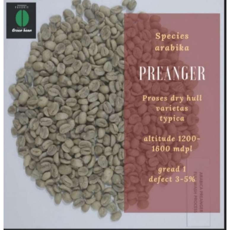 

greenBean/bijikopi-arabika-JAVA-PREANGER-GUNUNG-HALU-dryhull-1kg