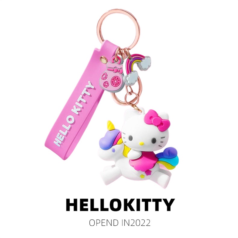 Sanrio Gantungan Kunci / Tas / Handphone Bentuk Hello Kitty / Melody / Cinnamon