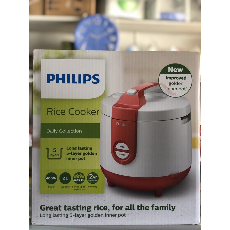 Philips rice cooker HD3119/32 Basic Red