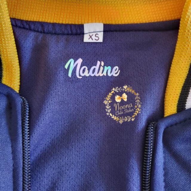 

Iron on label Handletter kode SL