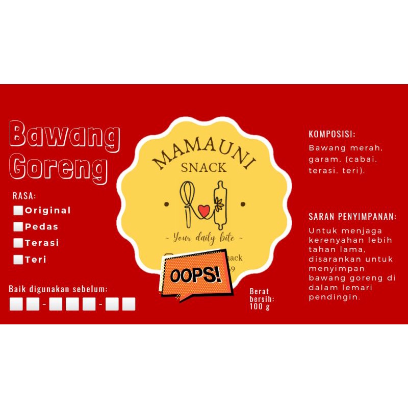 

Mamauni Brambang Goreng