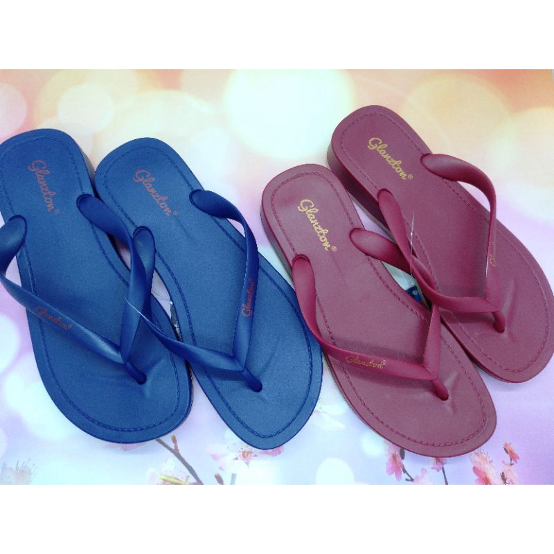 [PIKU] Sandal Jepit Wanita Glanzton Tali Tipis Sendal Jelly Slip Sandal Slop