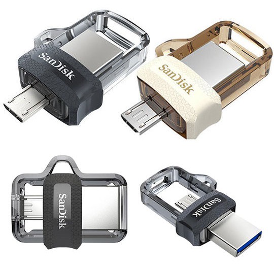 Flashdisk SanDisk OTG 16GB m3.0 USB 3.0 Ultra Dual USB Drive - SDDD3 16 Gb Ori Garansi Resmi SanDisk