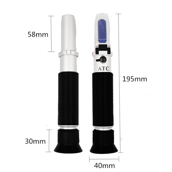 Refraktometer Salinity Refractometer Alat Ukur Kadar Garam Salinitas Akuarium Air Laut