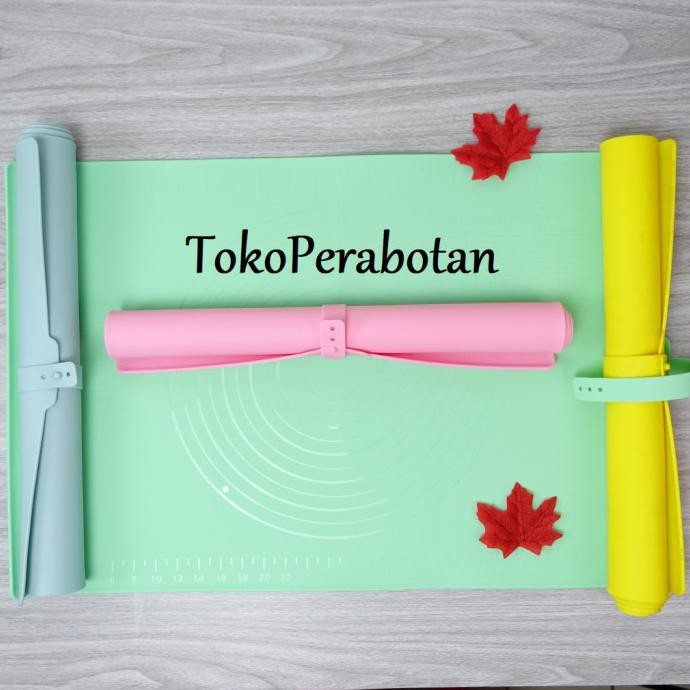 

Premium Silicon Mat Chefio Tebal / Silmat / Alas Adonan / Fondant Mat - Merah Muda Termurah