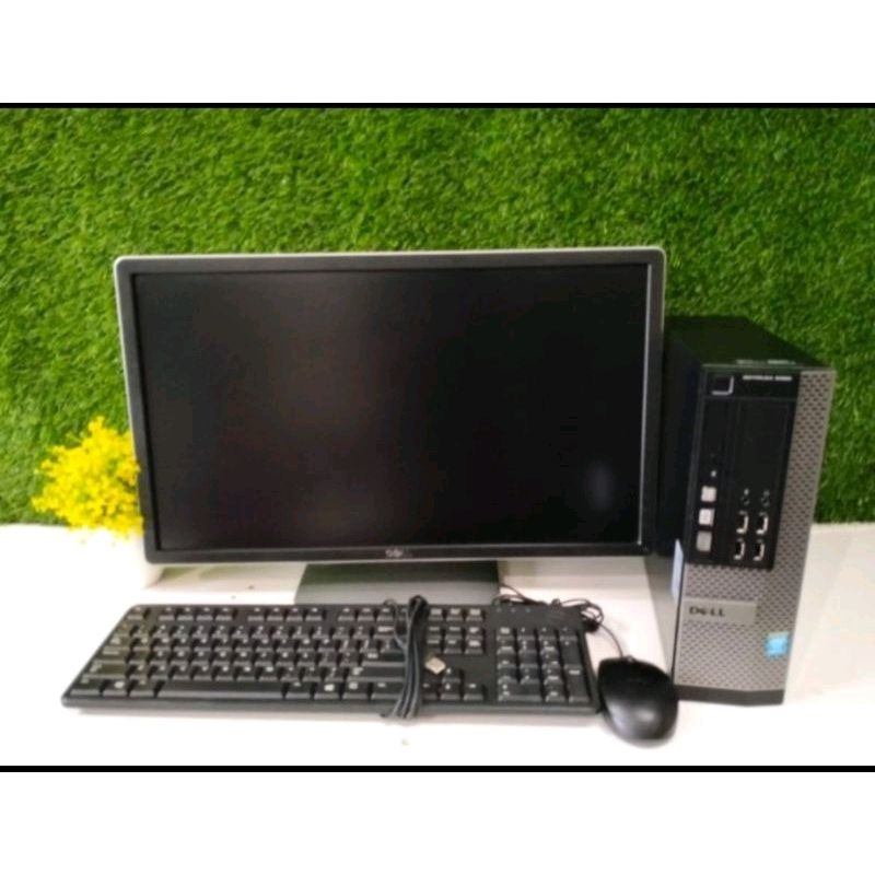 Paketan PC DELL 9020 i5 Gen 4 Ram 4 GB HDD 500 GB + Monitor Dell 23''