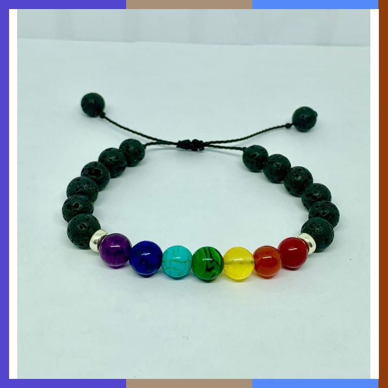 Gelang Yoga, Gelang Tujuh Chakra, Gelang 7 Chakra, Essential Oil