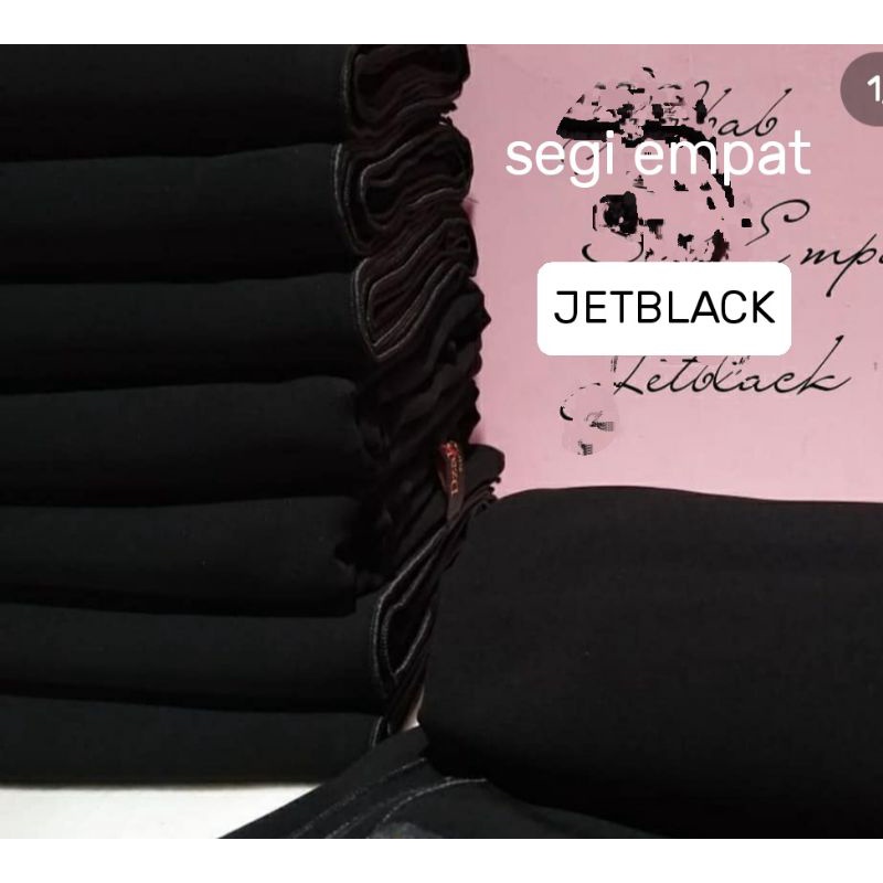 Segiempat Square Jumbo Syari Jetblack