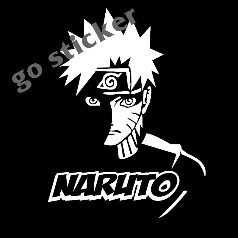 sticker naruto, sticker anime, cutting sticker anime, naruto