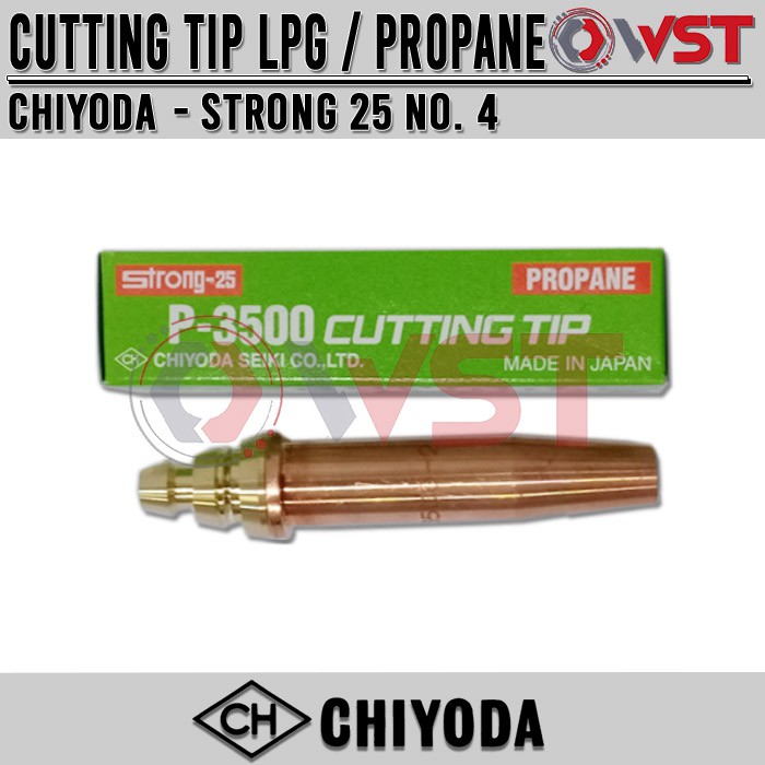 

Chiyoda Cutting Tip LPG Strong 25 No. 4