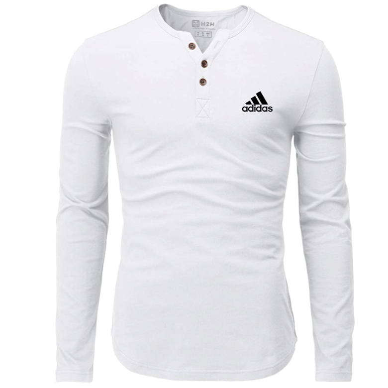 kaos kancing terbaru / henley / henley long / kaos krah shanghai tangan panjang / kaos shanghai / se