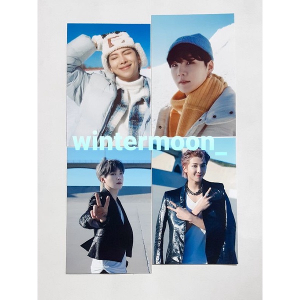 Official BTS RM Namjoon SUGA Yoongi Postcard Winter Package 2021 Memories 2020 Bluray JHope Hoseok S