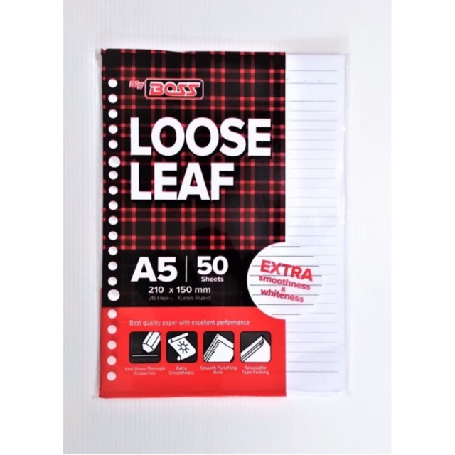 

Loose Leaf Big Boss A5 isi 50 lembar ORIGINAL