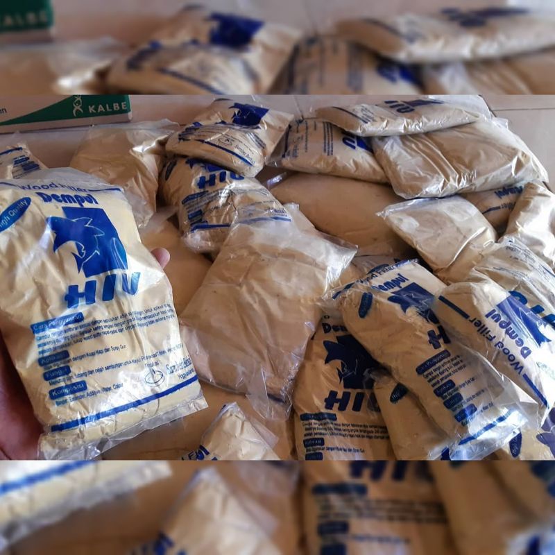 Dempul Kayu Jati Belanda Merk Hiu