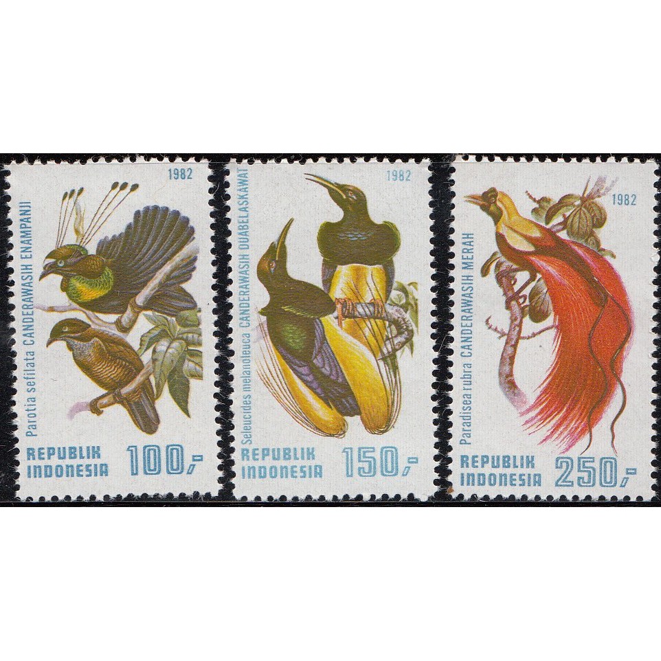 

Prangko Indonesia Burung Cendrawasih 1982