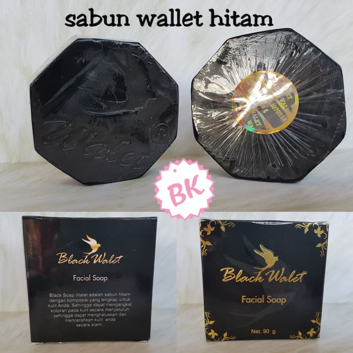 BLACK WALET FACIAL SOAP BPOM   SABUN FACIAL BLACK WALET ORIGINAL BPOM