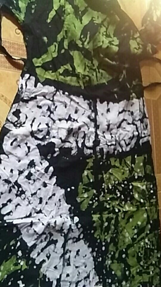 Gamis Harian Pelangi / Tiedye Abstrak Gamis Batik Home Dress