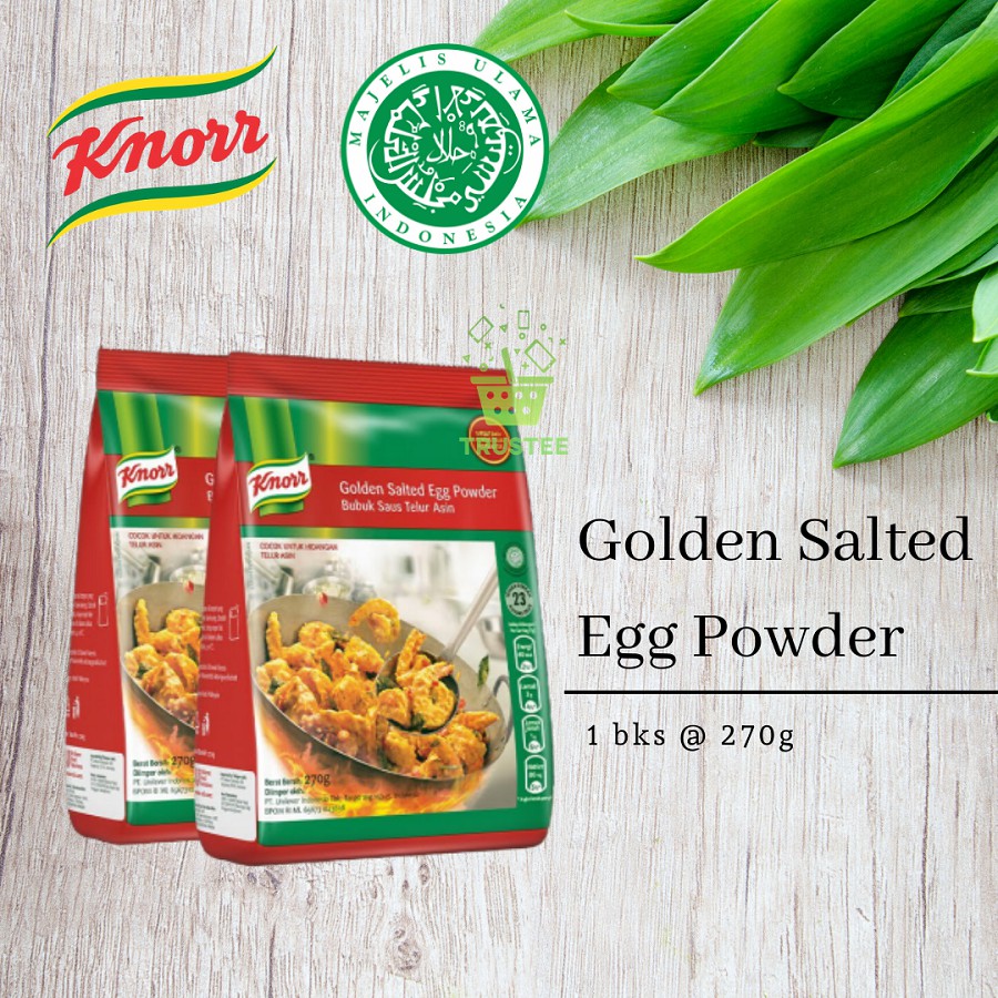 Knorr Golden Salted egg powder HALAL bubuk saus telor asin knorr 270gr bumbu masak bumbu dapur knorr