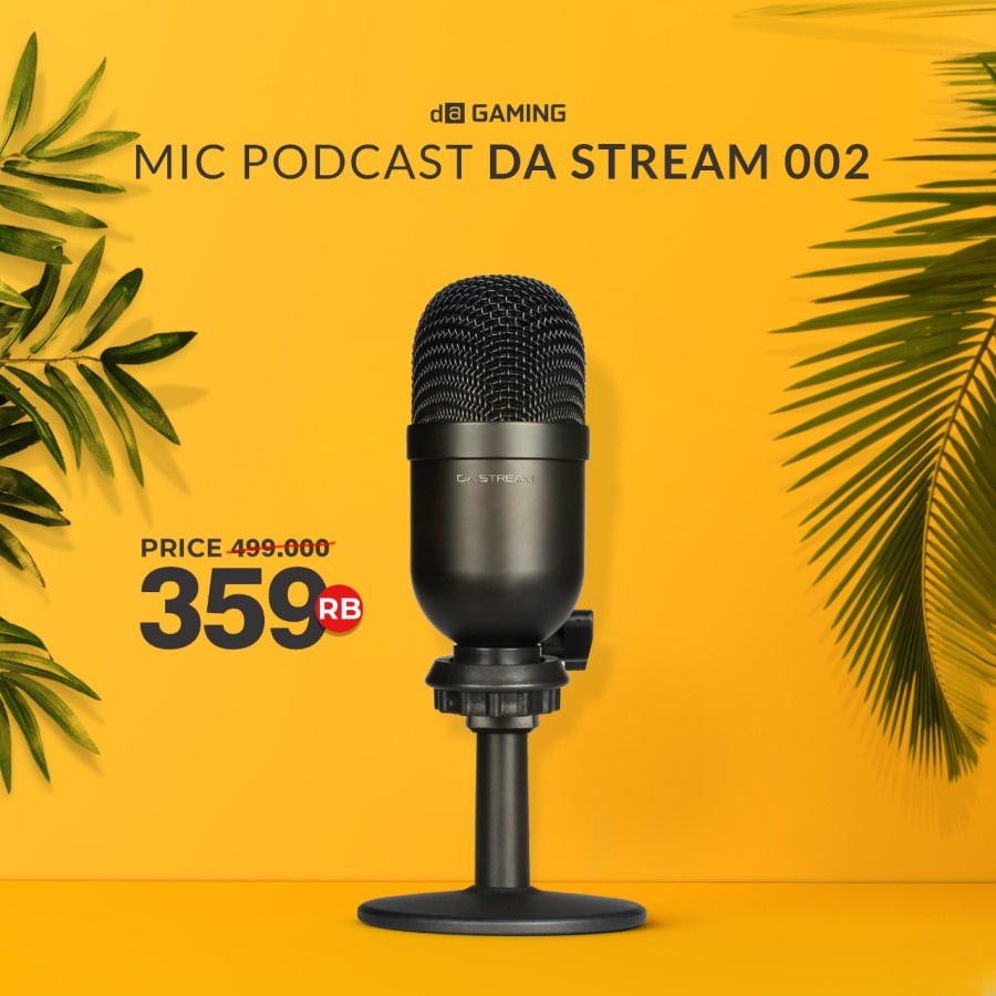 Mic Podcast DA Stream 02 - Microphone Streamer Digital Alliance Stream 02