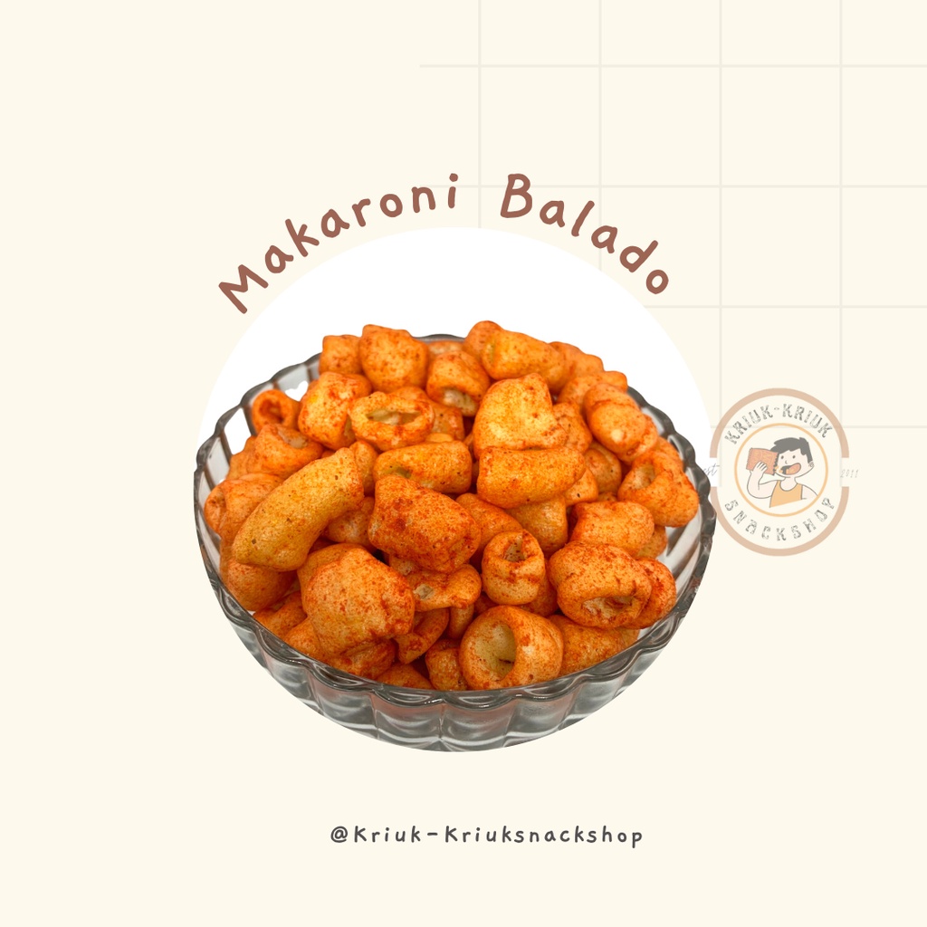 

MAKARONI ASIN DAN PEDAS//KERIPIK//KERUPUK MURAH//KRIUK-KRIUKSNACKSHOP MALANG