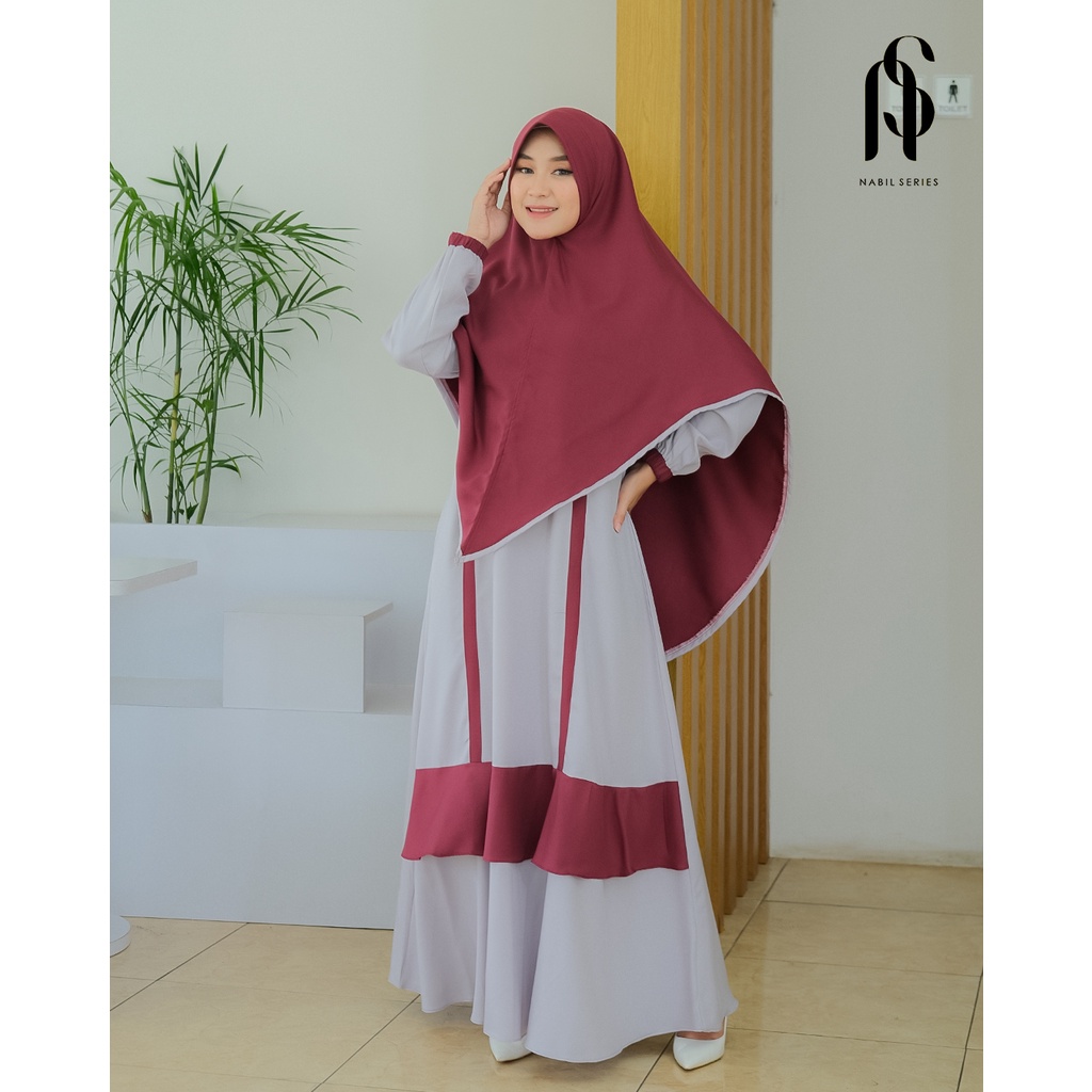 Gamis Alina Syar'i Ori Nabil Series