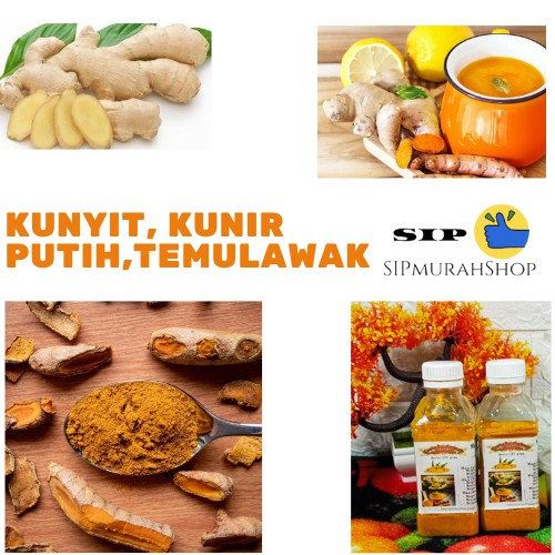 Paket Jamu Sehat Badan Ramuan Kunyit, Kunir Putih, Temulawak Kwalitas Terbaik Instan Langsung Seduh