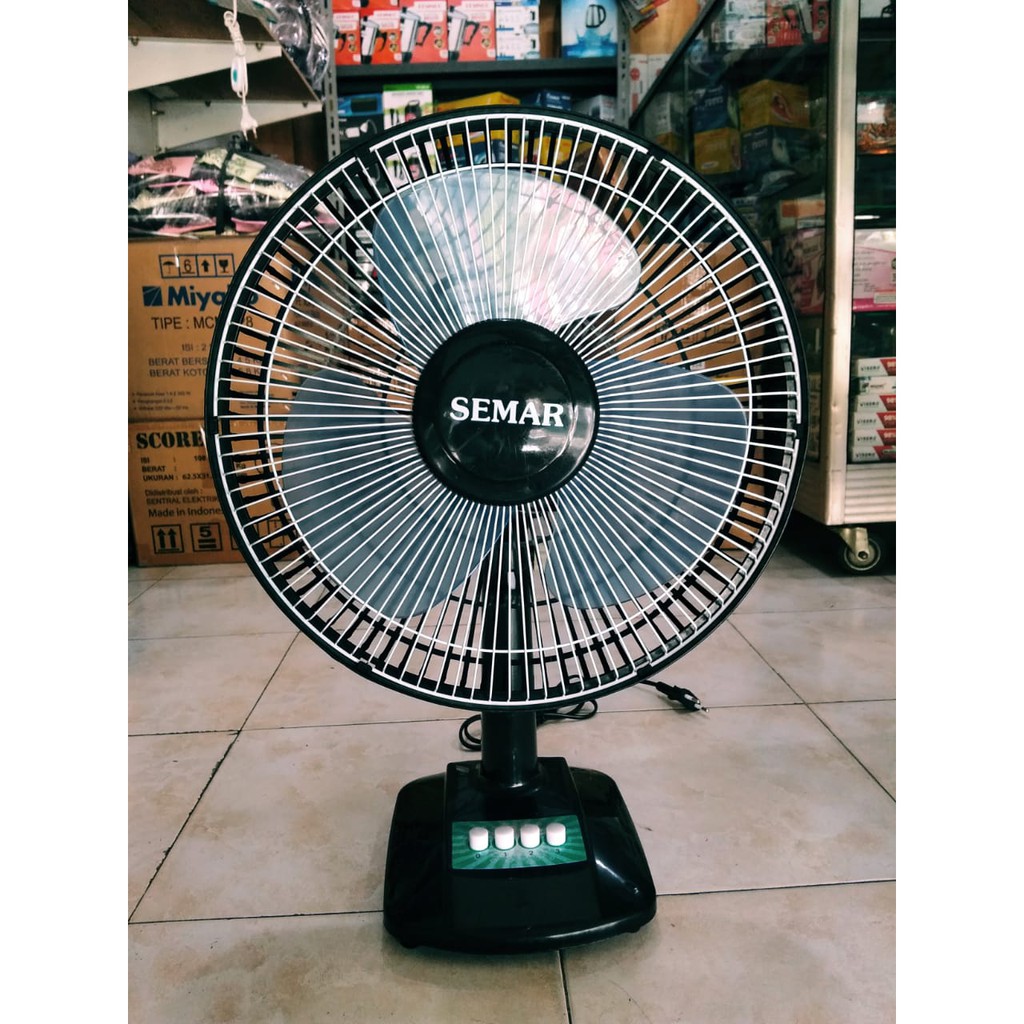 Kipas Meja/Duduk 12 inch Semar /Carslan