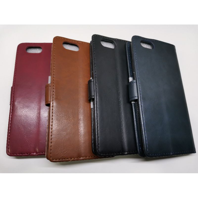 Leather Flip Cover Case VIVO Y53 Y53 2020 Y71 V5 V17 pro Casing Sarung Dompet Kulit Wallet