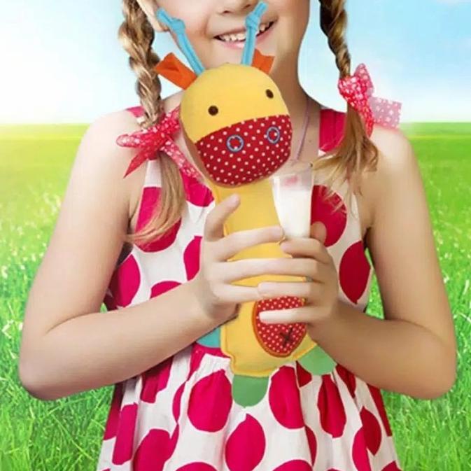 Mainan bayi rattle stick / baby toys rattle / mainan edukasi bayi - Brown monkey 4C1