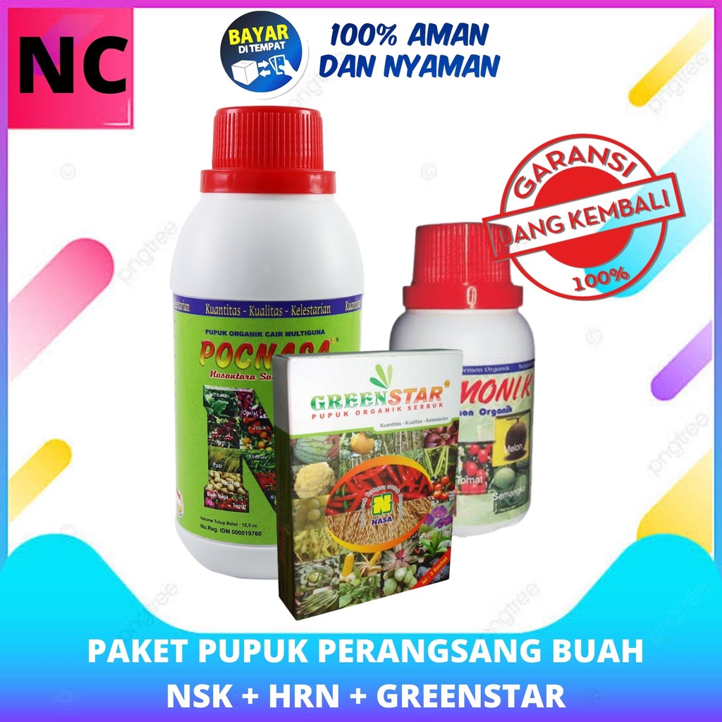 Paket Cengkeh / Pupuk Organik Cair / Hormonik 100 cc / NASA / Serbuk Greenstar / Pemacu Pertumbuhan