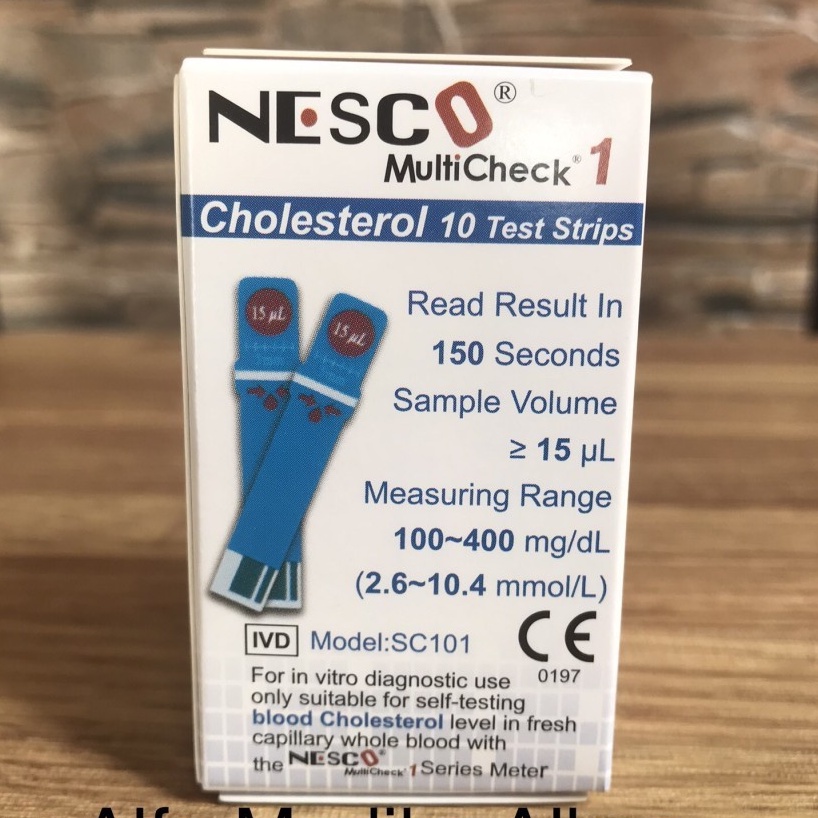 Strip kolesterol nesco cholesterol nesco stik