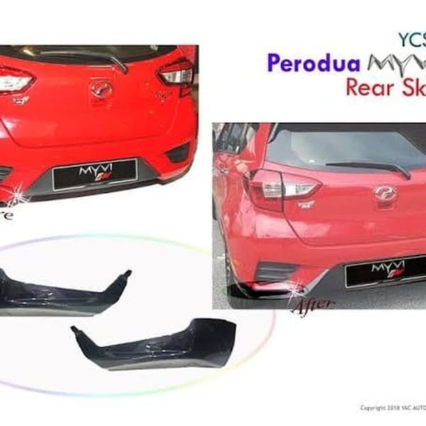 Bodykit Sirion - Sirion - Daihatsu Sirion Bodykit Gear Up OEM Rear Skirt Myvi Sirion 2018