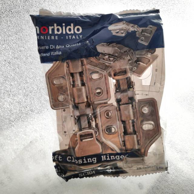 Engsel sendok slow motion Morbido lurus, setengah bongkok, full bongkok