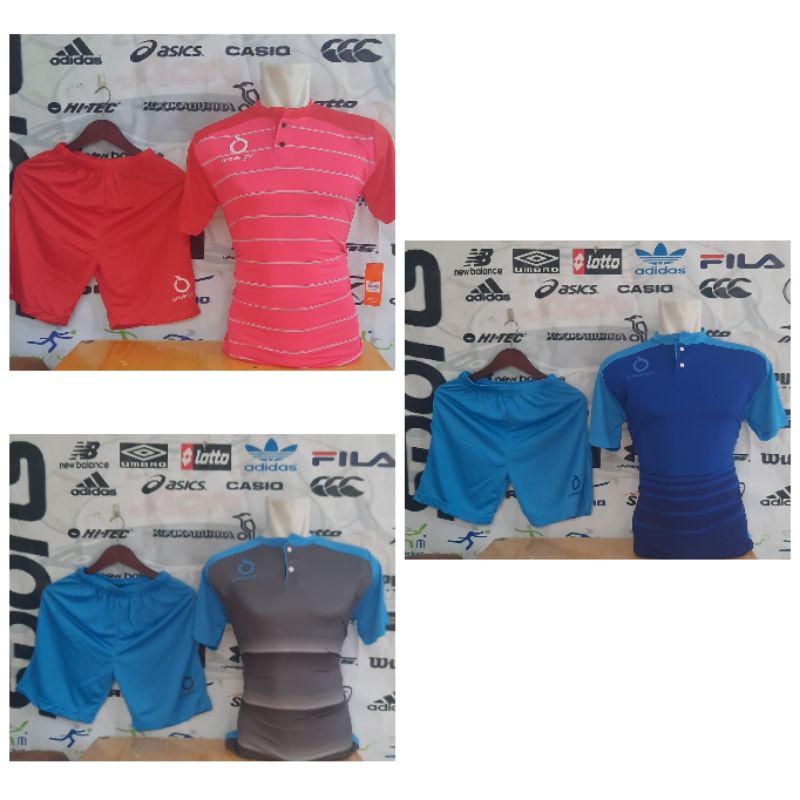 Jersey futsal printing kancing dewasa Bisa tambah SABLON Setelan baju dan celana kaos sepak bola tim