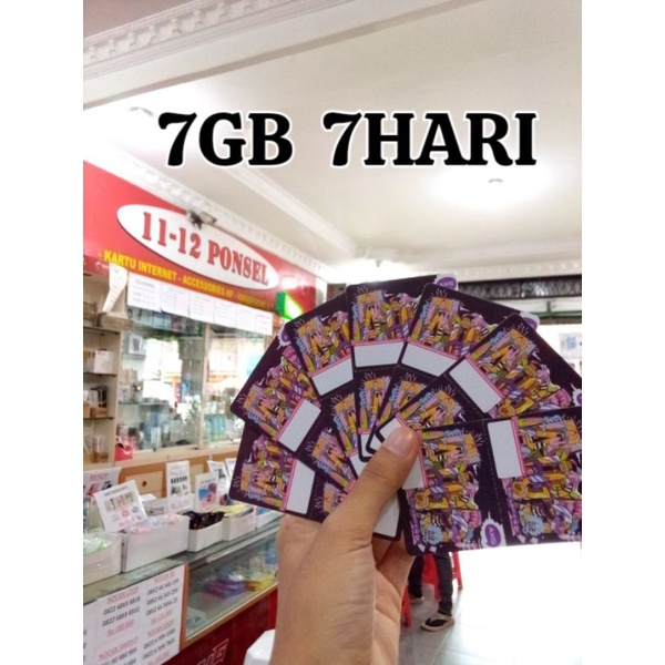 VOUCHER AXIS 7GB(7.5GB) 7HARI