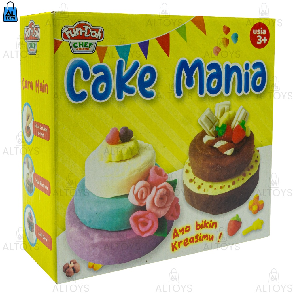 Fun Doh Cake Mania - Mainan Lilin Anak FunDoh