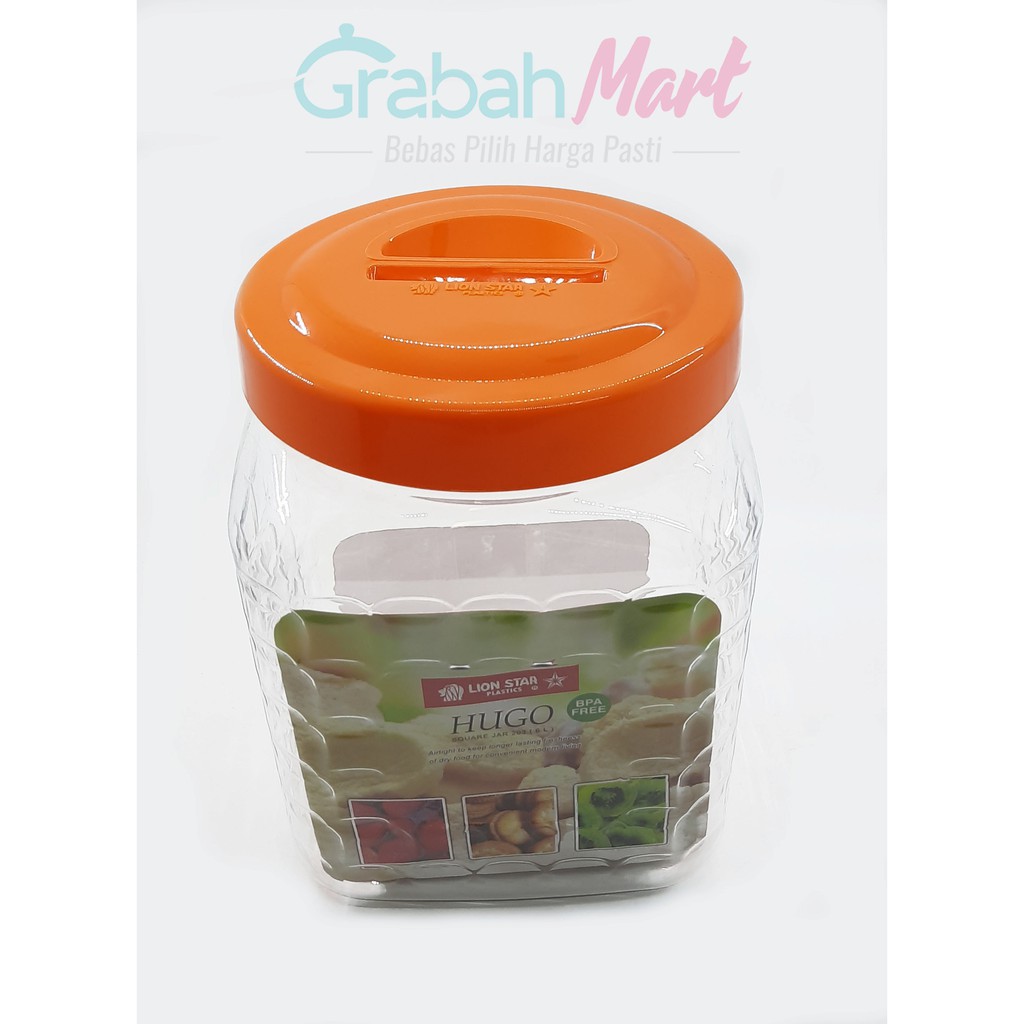 TOPLES KOTAK HUGO SQUARE JAR 203 LION STAR 6 LT PP-53