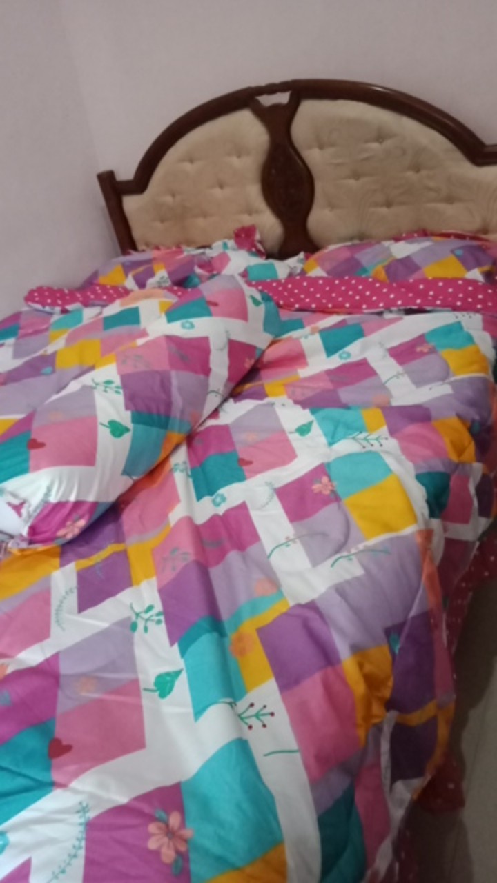 Ww Bed Cover Set - Pilihan Motif (rumbai) - California - 160x200 (queen)