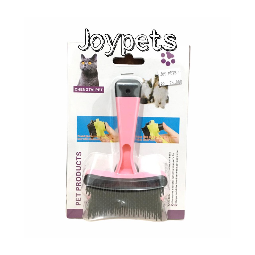 Sisir Bulu Kucing Sisir Grooming Sisir Bulu Anjing Sisir Bulu Tombol