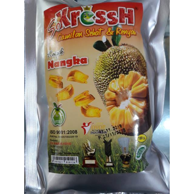 Jual Keripik Buah Kripik Buah Kerupuk Krupuk Buah Nangka 100 Gram