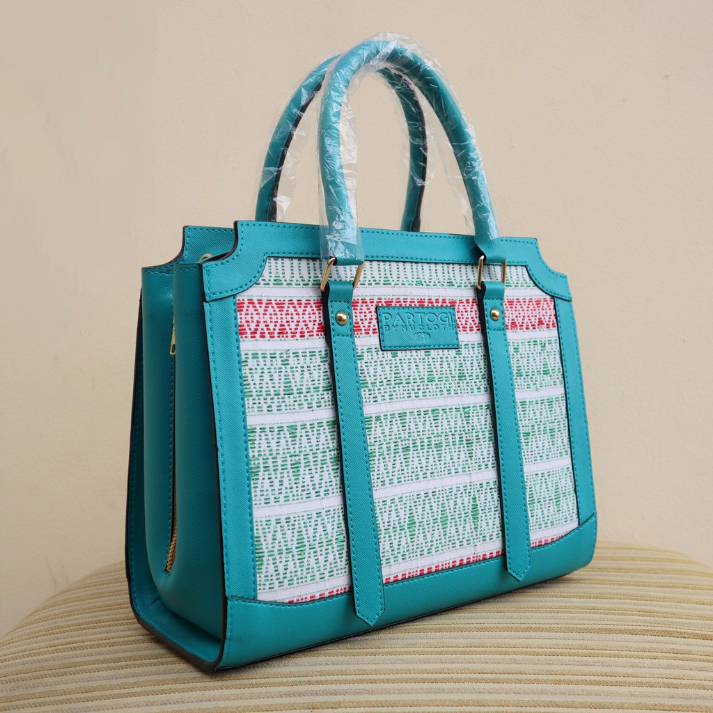 Tas Wanita Etnik Ulos Pucca Toba Hijau
