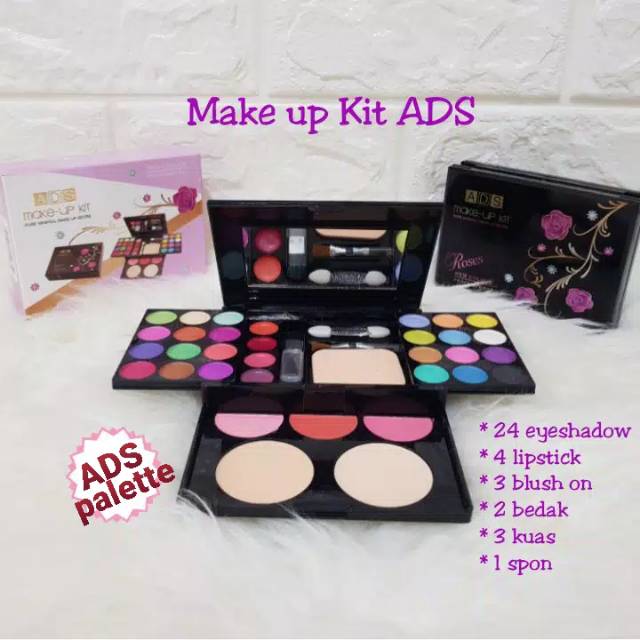 Eyeshadow palette / make up set box ukuran kecil