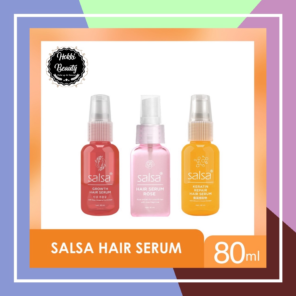 SALSA HAIR SERUM ROSE SPRAY - SERUM RAMBUT SALSA - HIJAB FRIENDLY